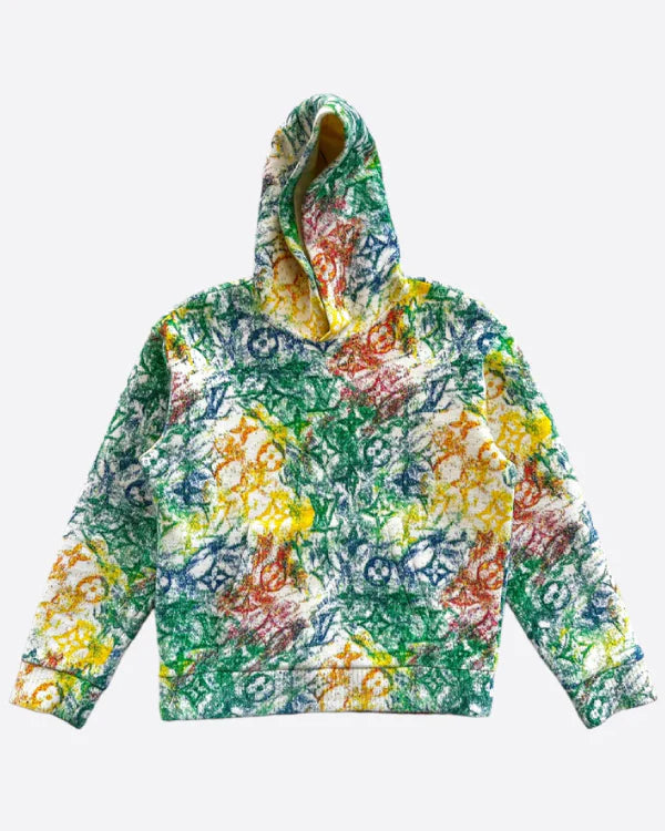 Multicolor Pastel Monogram Hoodie