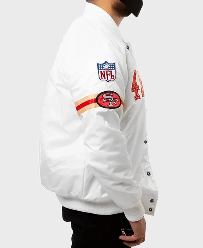 NFL San Francisco 49ers Starter White Jacket