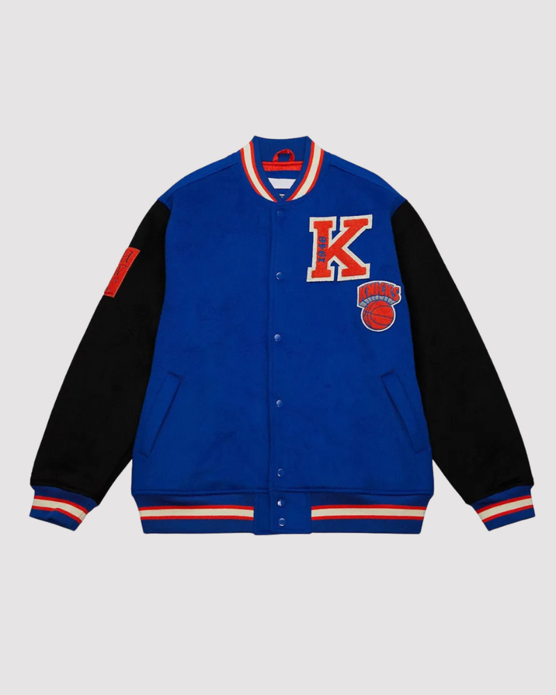NY Knicks Team Legacy Varsity Jacket