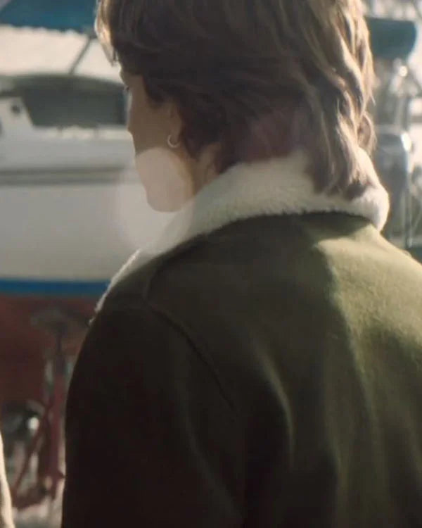 Nancy Drew S04 Alex Saxon Shearling Collar Jacket