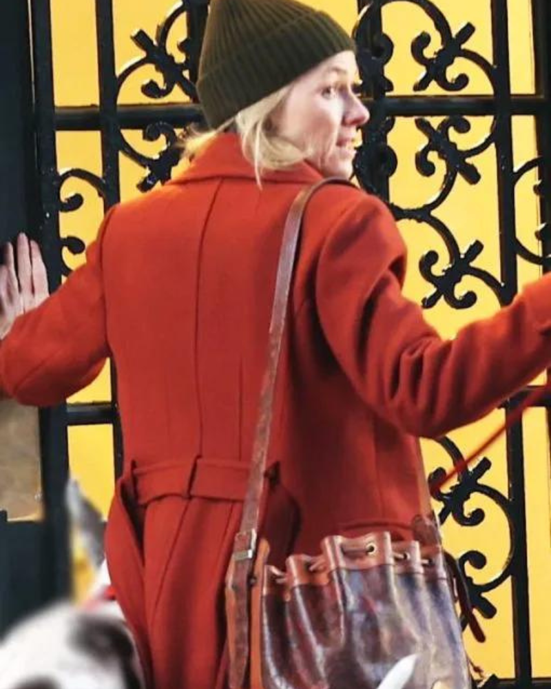 The Friend 2024 Naomi Watts Red Trench Coat