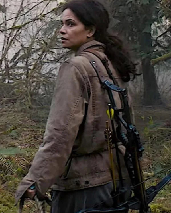 Never Let Go 2024 Halle Berry Beige Jacket