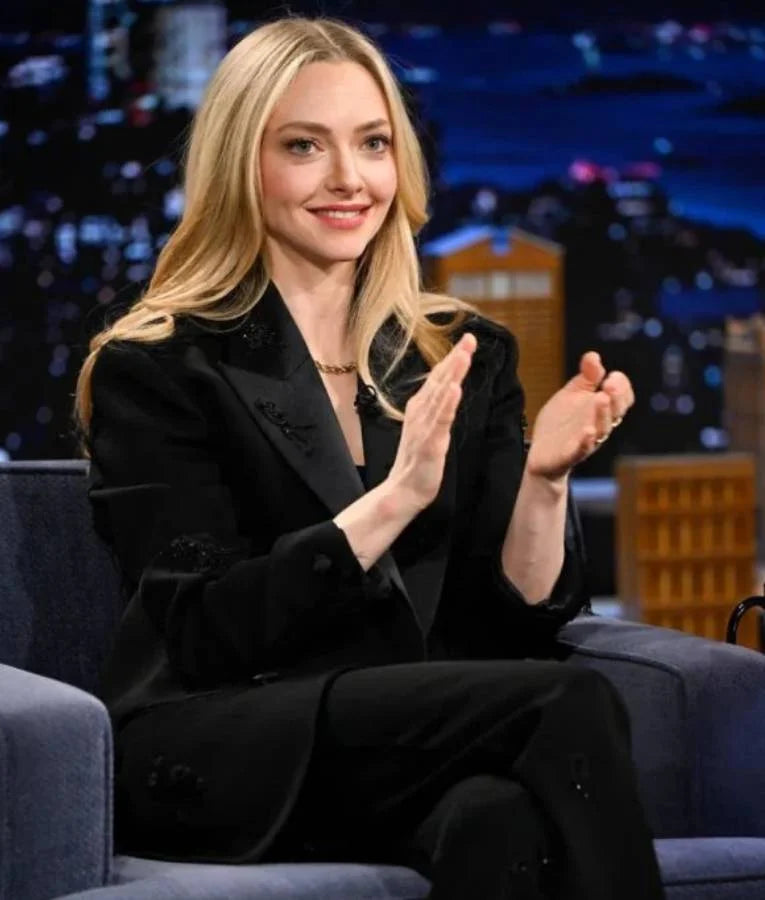Amanda Seyfried The Tonight Show Starring Jimmy Fallon Blazer
