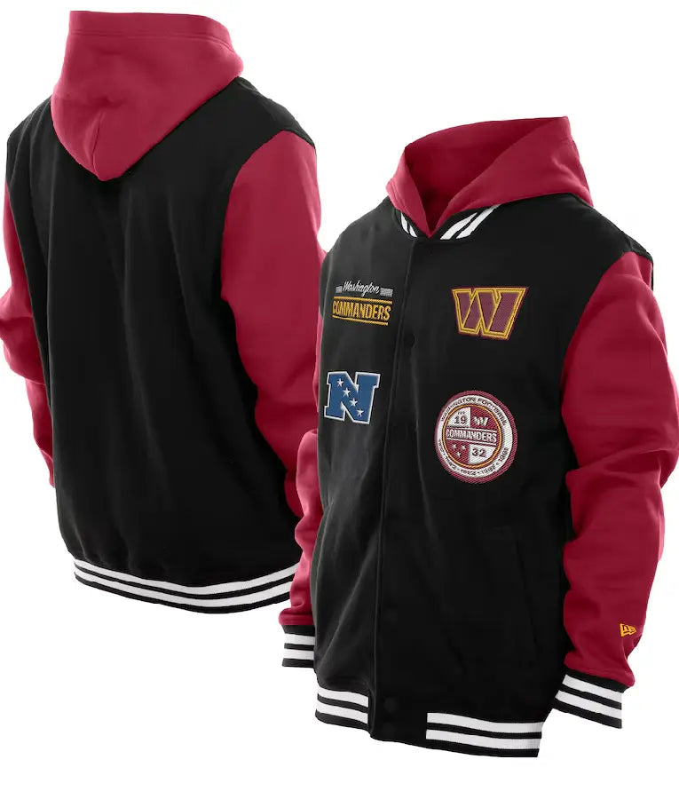 New Era Washington Commanders Hoodie Jacket