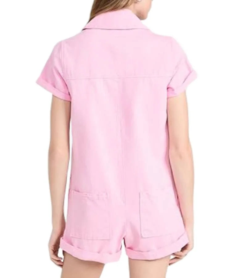 The Valley Nia Sanchez Pink Romper