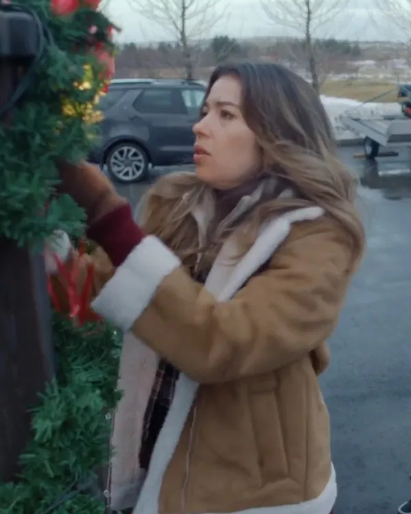 NicholeSakuraTheFinnishLineBrownShearlingJacket