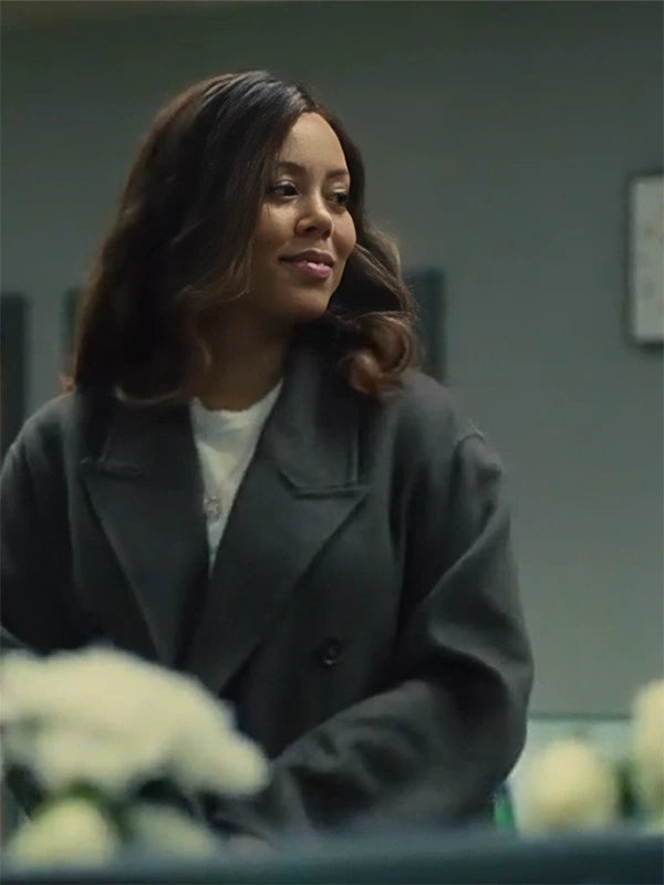 Nicôle Lecky Sweetpea Grey Trench Coat
