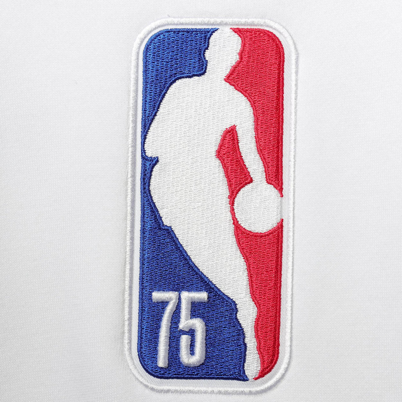 Nike /Blue NBA Team 31 75th Anniversary Courtside Fleece Half-Hoodie