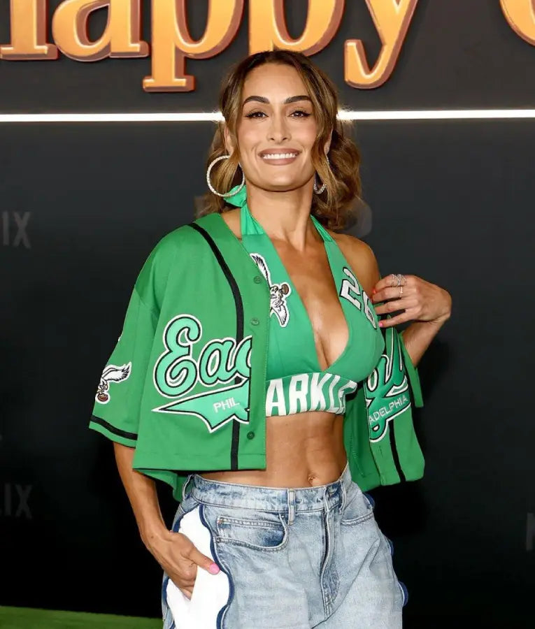 Nikki Garcia Netflix’s Happy Gilmore 2 Green Jersey