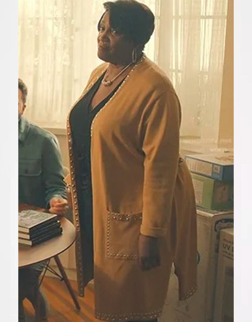 No-Good-Deed-2024-Denise-Sampson-Studded-Long-Cardigan