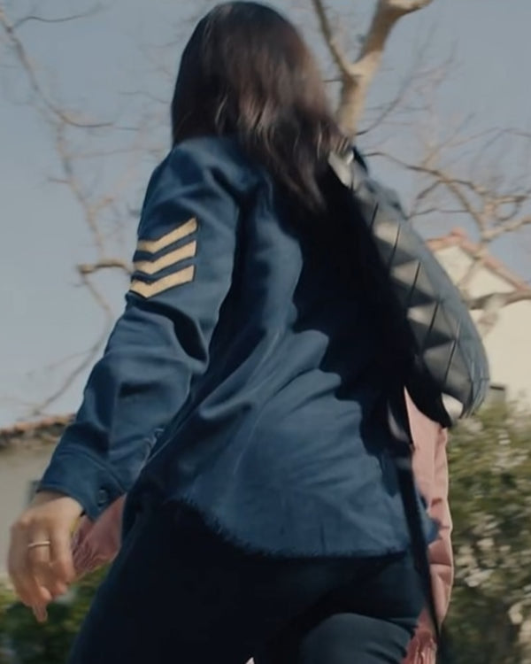 NoGoodDeedAbbiJacobsonNavyBlueArmyShirtJacket