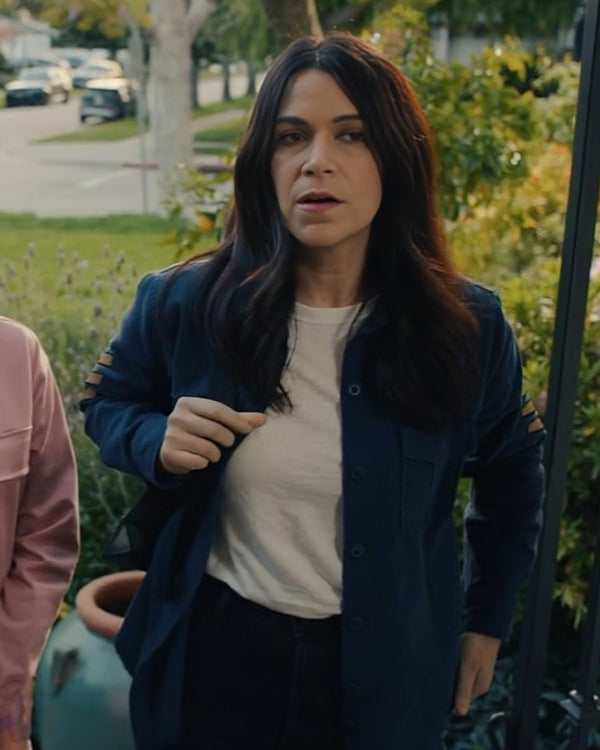 NoGoodDeedLeslieFisherBlueArmyShirtJacket