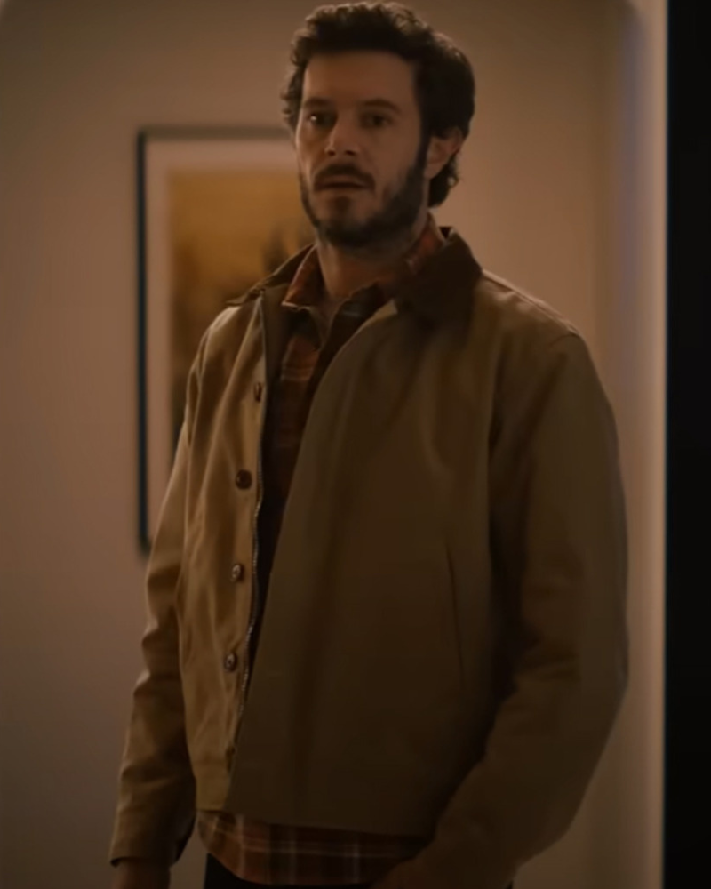 Adam Brody Nobody Wants This 2024 Brown Jacket