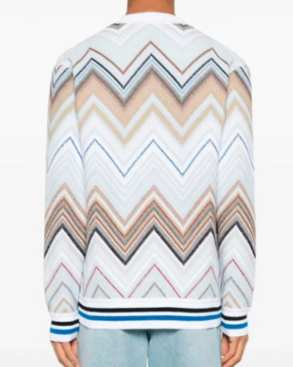 Nobody Wants This 2024 Timothy Simons Zig Zag Cardigan