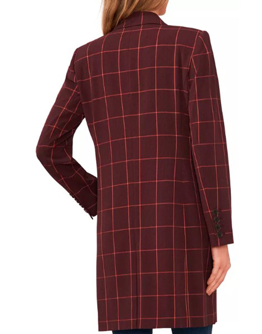 The Night Agent S02 Arienne Mandi Plaid Coat