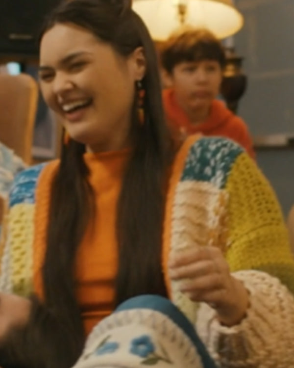 North Of North 2025 Anna Lambe Colorblock Patchwork Cardigan