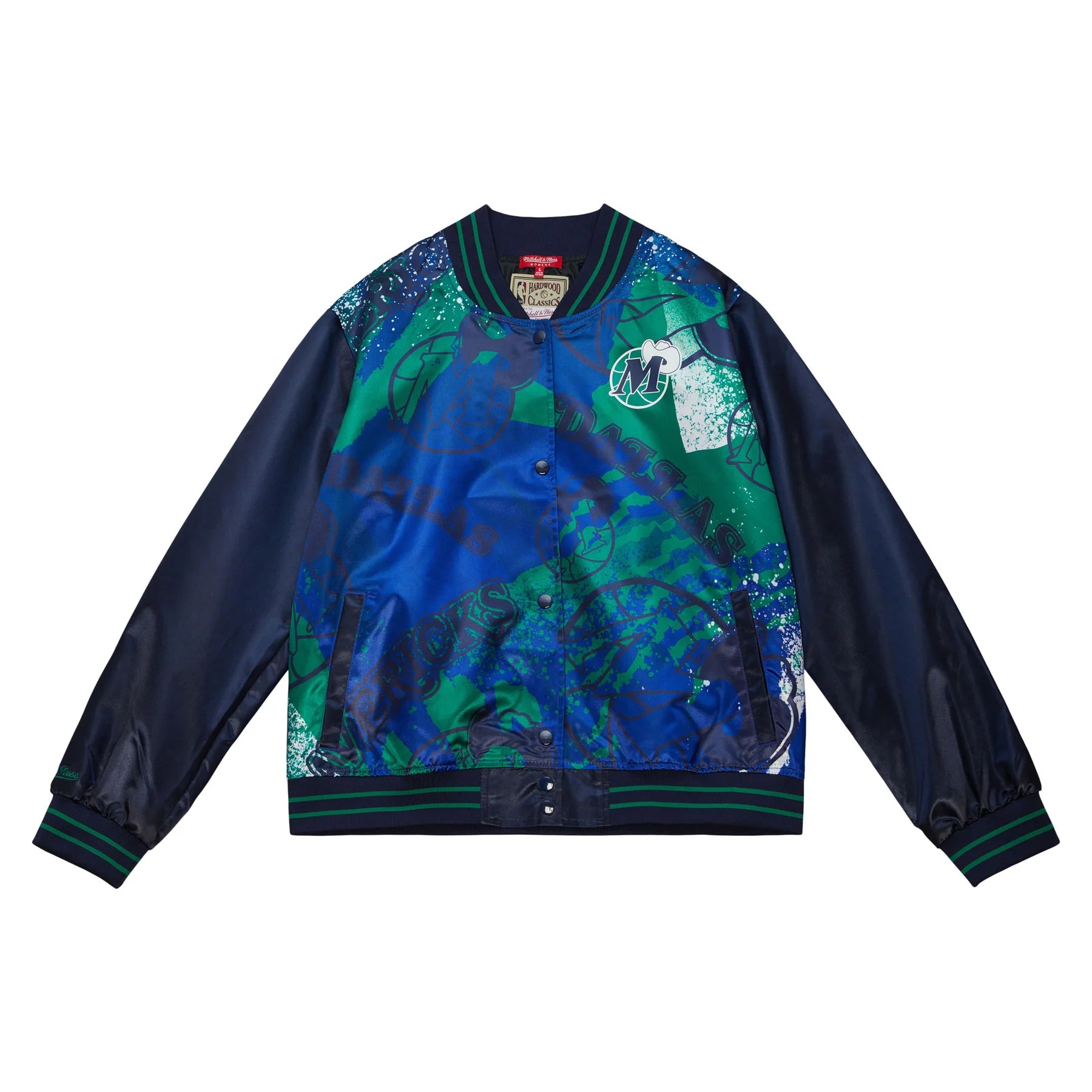 Dallas Mavericks Hardwood Classic Satin Jacket