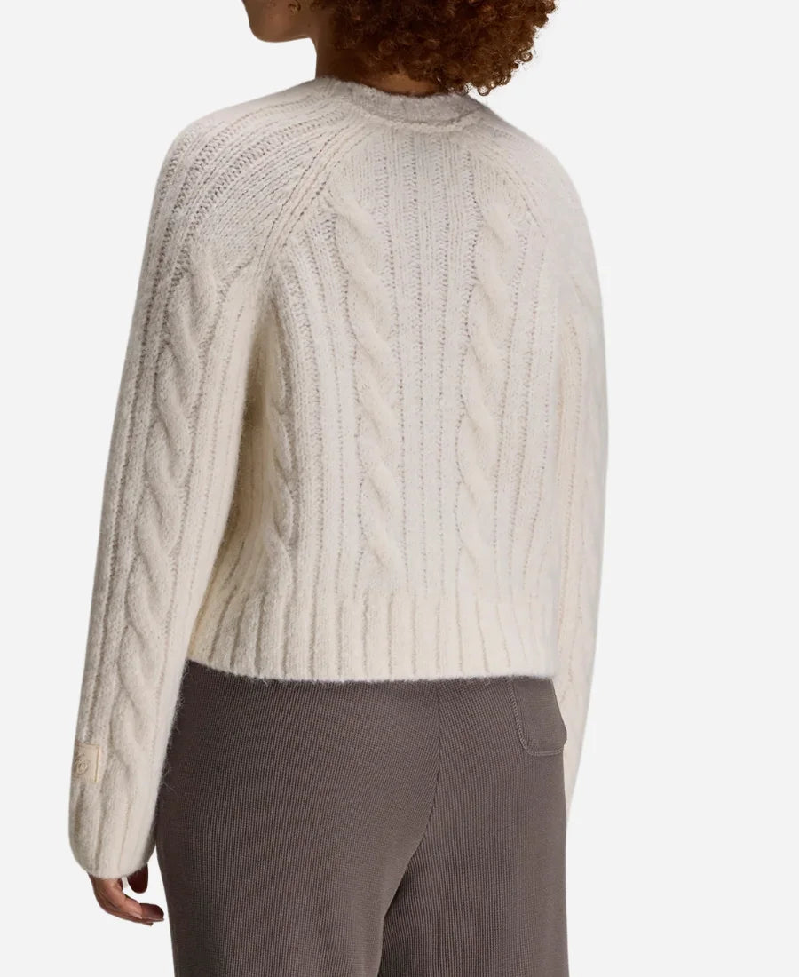 OVO Cropped Cableknit Sweater