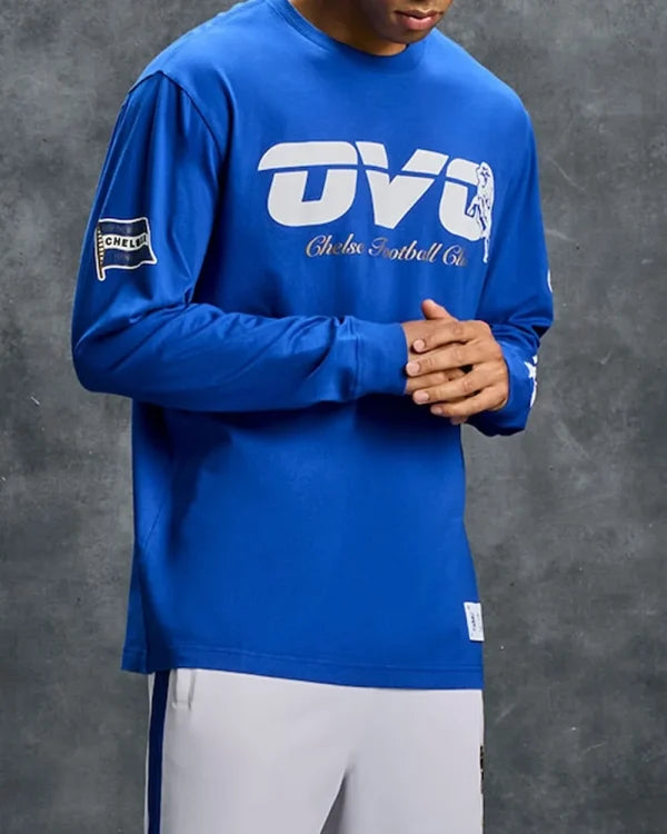 OVO X Chelsea FC Long Sleeve T-Shirt