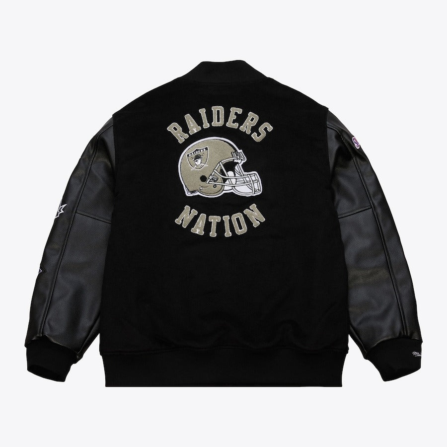 Oakland Raiders Black Varsity Jacket