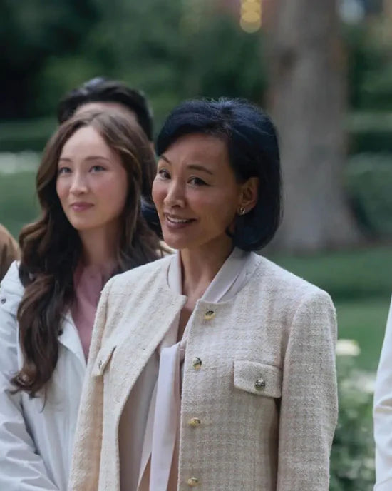 Oh. What. Fun. Joan Chen Tweed Jacket