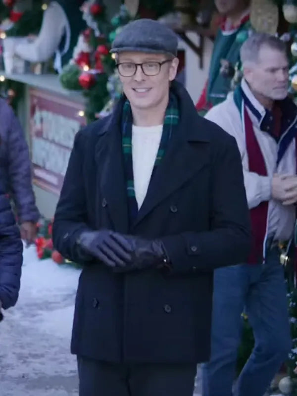 Oliver Rice A Cinderella Christmas Ball Wool Peacoat