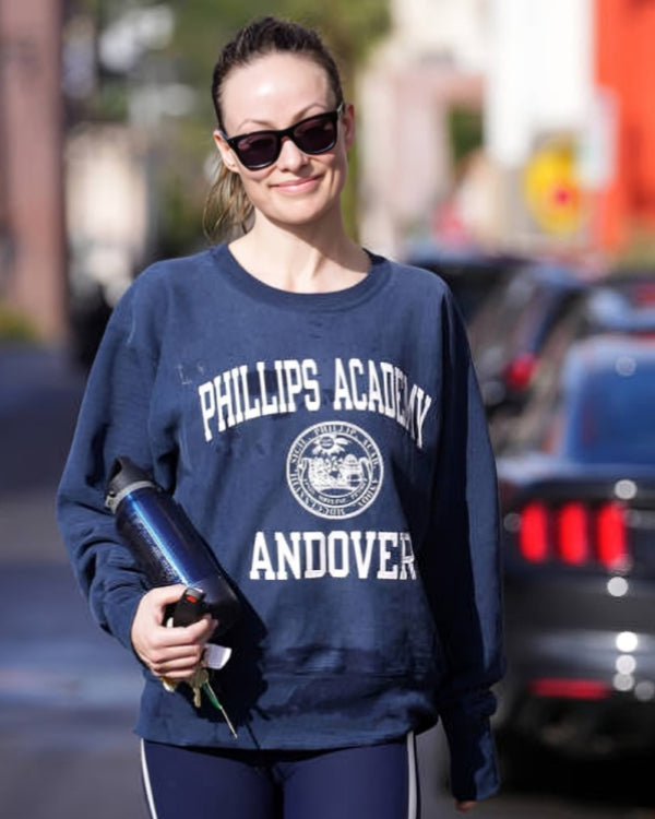 Olivia Wilde LA Blue Sweatshirt
