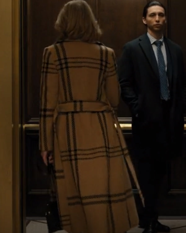 Only Murders in the Building Jan’s Beige Plaid Coat