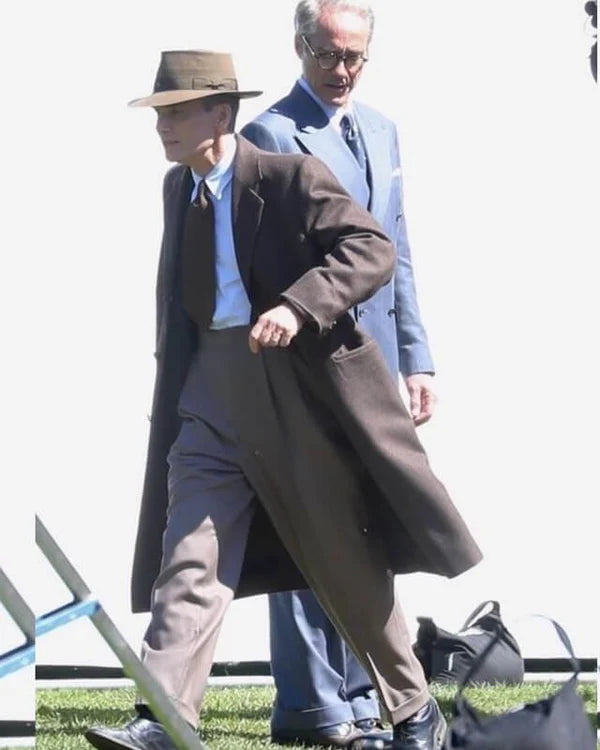 Cillian Murphy Oppenheimer Brown Coat