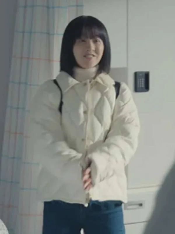 Park Bo-young Our Unwritten Seoul White Puffer Jacket