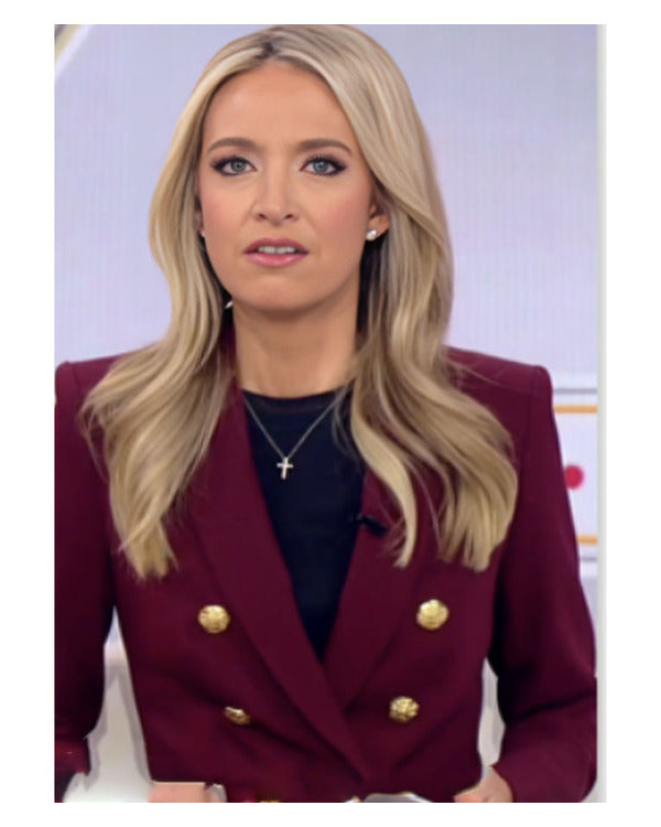 Outnumbered Kayleigh McEnany Burgundy Blazer