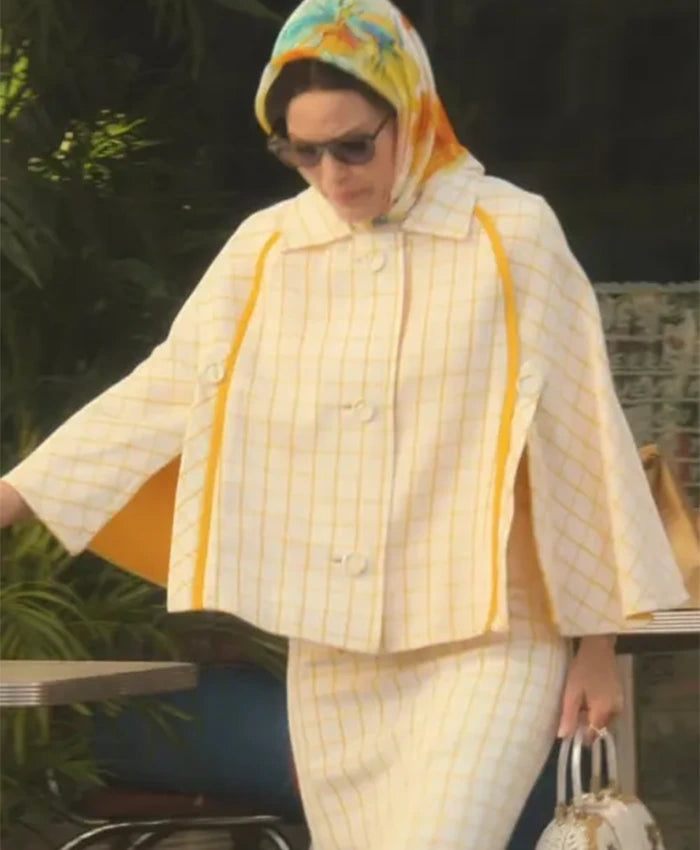 Palm Royale 2024 Leslie Bibb Cape Jacket
