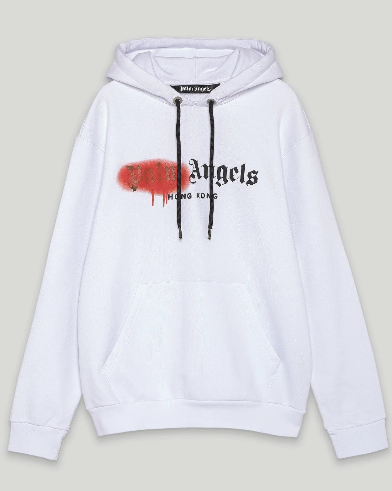 Palm Angels Hong Kong White Hoodie