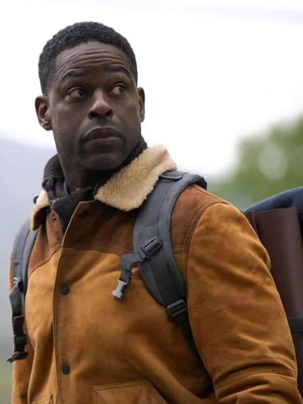 Sterling K. Brown Paradise Brown Suede Leather Jacket