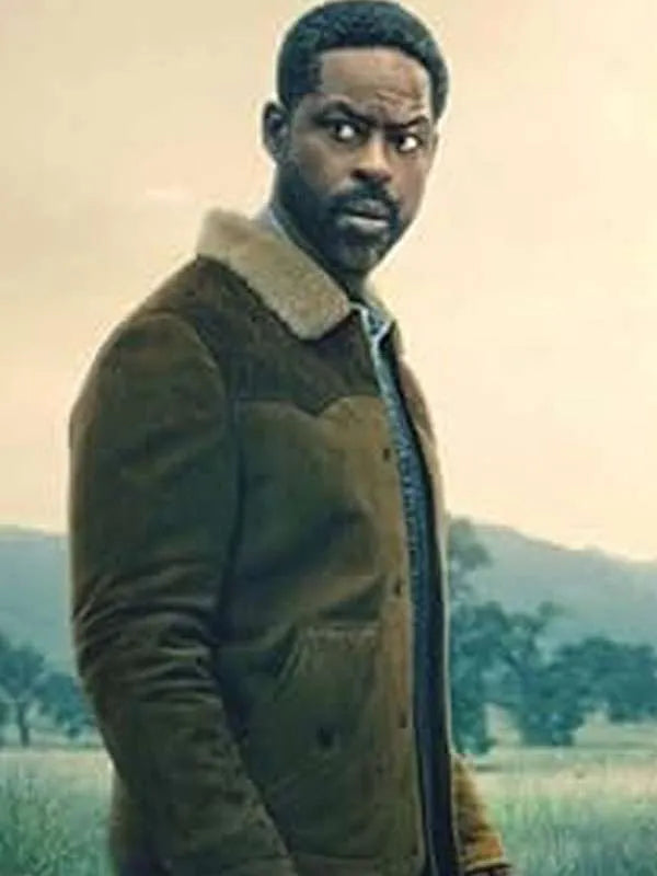 Sterling K. Brown Paradise Brown Suede Leather Jacket