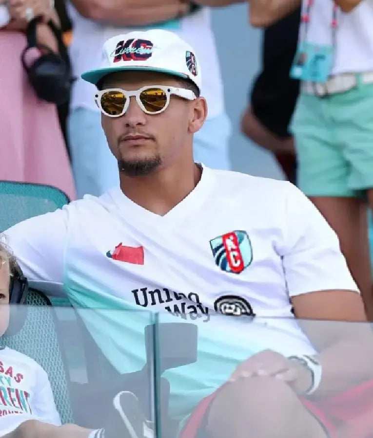 Patrick Mahomes NWSL Match KC Current White Shirt