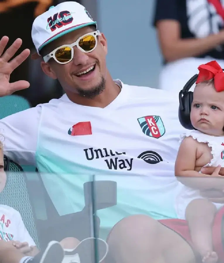 Patrick Mahomes NWSL Match KC Current White Shirt