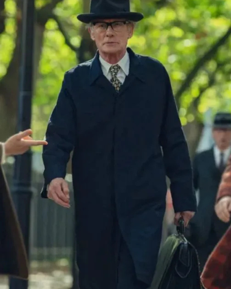 Joy 2024 Bill Nighy Black Trench Coat