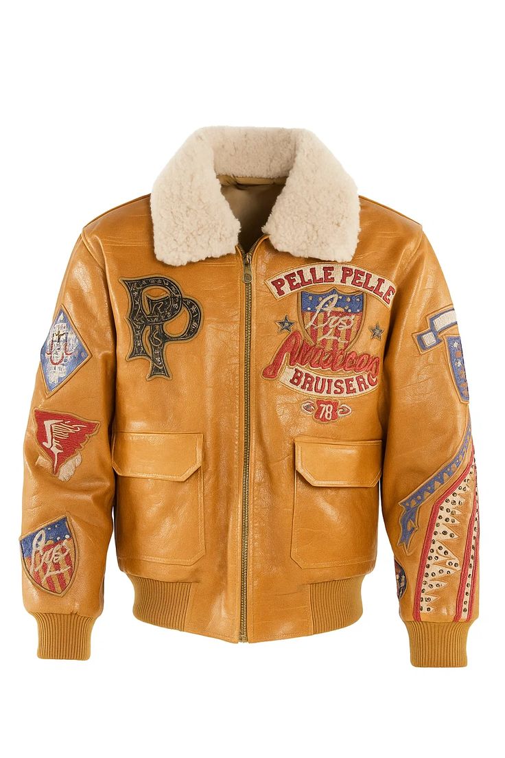 Pelle Pelle American Bruiser Jacket Mustard