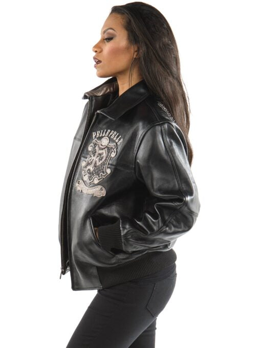 Pelle Pelle Ladies Limited Edition Metallic Leather Jacket