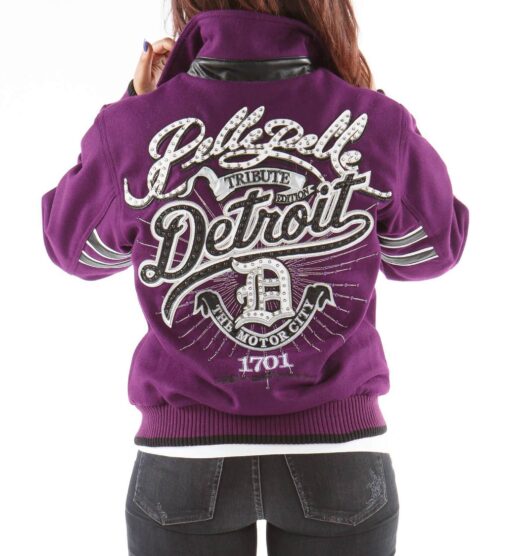Pelle Pelle Purple Detroit City Tribute Edition Wool Jacket