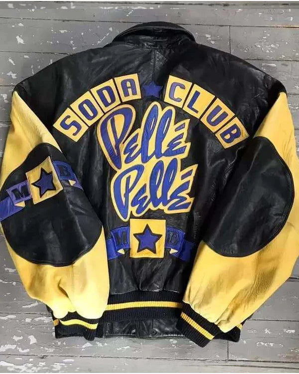 Pelle Pelle Soda Club Marc Buchanan Leather Jacket
