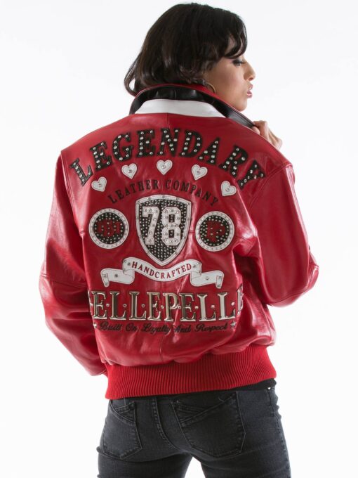 Pelle Pelle Women’s Encrusted Varsity Jacket
