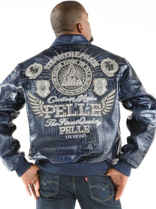 Pelle Pelle Eye On The Prize Blue Jacket