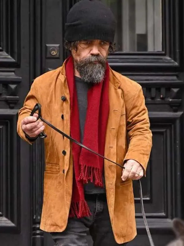 Peter Dinklage She Came To Me 2023 Brown Coat