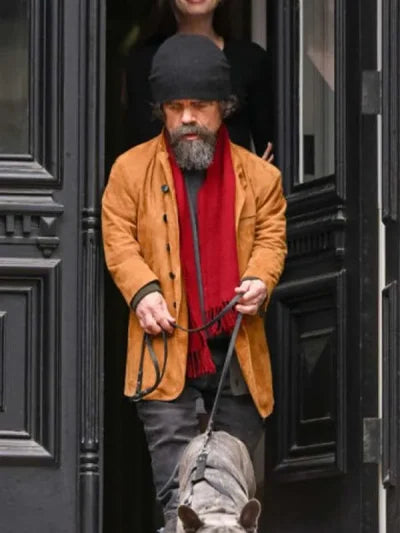 Peter Dinklage She Came To Me 2023 Brown Coat