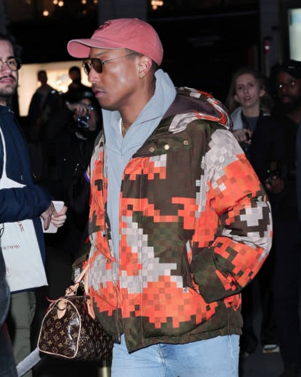 Pharrell Williams Paris Fashion Week Puffer Jacket