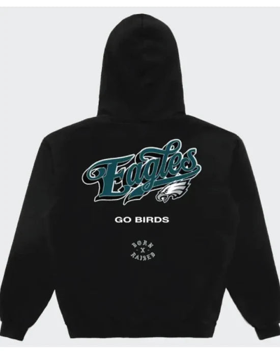 Philadelphia Eagles Born X raised Pro Script Hoodie
