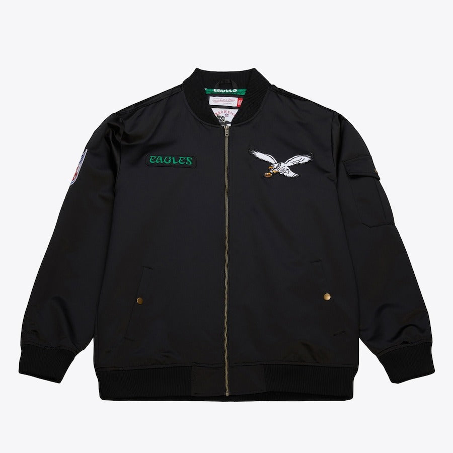 Philadelphia Eagles Satin Bomber Jacket