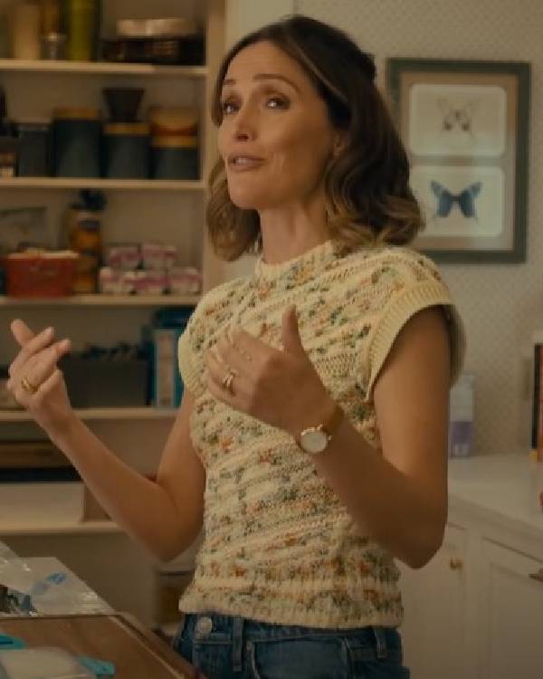 Platonic Rose Byrne Crop Sweater